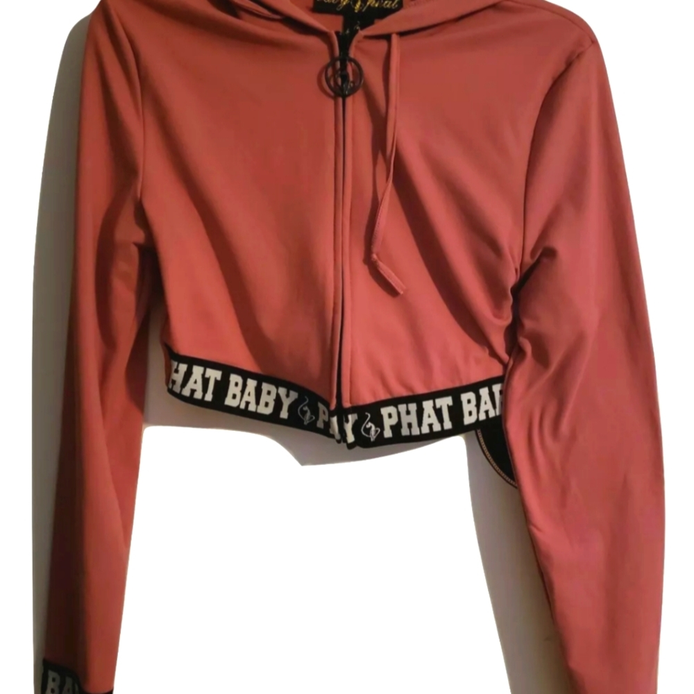 Baby Phat Pink Plus Size Zip Hoodie Jacket 3XL